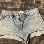 Abercrombie & Fitch Light Blue Jean Shorts Photo 0