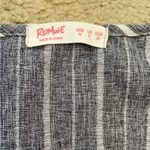 Romwe Pinstriped  short sleeved suit romper Photo 1