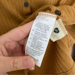 Madewell  Ribbed Cardigan Crop Tee Henley Toffee Photo 4