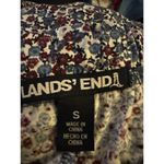 Lands' End Ladies' 2-Piece Pajama Set -burgundy Gray Floral Size Small Photo 3