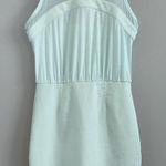 BCBGeneration NWT Women's Mesh Dress, Light Green Mink Size 4 Mini Sleeveless Photo 0