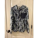 Ascend Hoodie Women's XS Multi Camo Print Long Sleeve Drawstring 1/4 Snap Button Photo 11