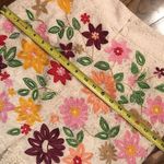 Anthropologie MAEVE  Ayaka Lace Cream Embroidered Floral Pencil Skirt Sz 6 Photo 7