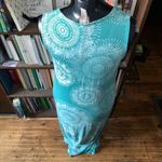 Chico's Chico’s turquoise knit vacationcore resort sleeveless maxi dress Photo 1