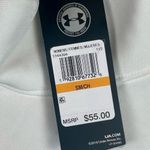 Under Armour New! NWT White Loose Coldgear Turtleneck Pullover Sweatshirt Small Photo 9