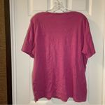 Classic Elements  Pink Embroidered Short Sleeve Tee size 16/18W Photo 7