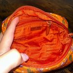 Prada  Tessuto Nylon Wristlet Pouch Bag Orange Sombreros Cactus Colorful Festive Photo 2