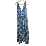 Sandro Paris Beathe Paisley Dress Sz. 36 (US S) Blue Photo 1