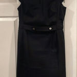 Talbots  belted cotton/linen knee length‎ dress 8P Photo 0