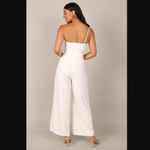 Petal and Pup Leyton White One Shoulder Wide Leg Belted Jumpsuit 2 Photo 7