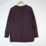 Duluth Trading Company Duluth Trading Sweatshirt Womens Small V-Neck Plum Purple Photo 1