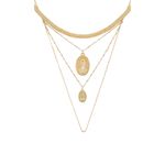 8 Other Reasons Rise Lariat in Gold One Size Womens Holy Mary Photo 1