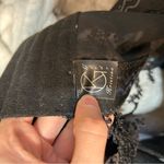 Floral Butterfly Applique Crop Tank Top Dark Romantic Whimsigoth Witchy Fairy Black Photo 13