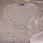 Brandy Melville Floral Wrap Top Photo 0