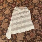 Victoria's Secret Victoria Secret Sheer Lace Nightie Top White size L Photo 2