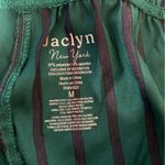Jaclyn Green Striped Pajama Pants NWOT Photo 2