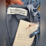 Mac Duggal  Beaded Kimono Sleeve V-Neck Dress Periwinkle 14 NWT Black Tie Formal Photo 5