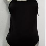 Victoria's Secret   Low Strappy Back Black Sexy One Piece Swim Suit; size L Photo 3