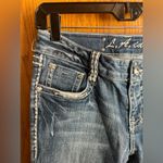 L.A. Idol USA   Bling Thick Stitch Bootcut Jeans Size 7 Photo 2