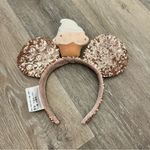 Disney  Rose Gold Sequin Minnie Ears Food & Wine Festival Headband Photo 1