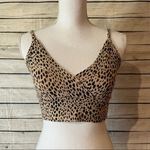 Brandy Melville  Leopard Print Cropped Bralette Photo 2