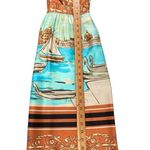 Boston Proper MUSE Sailboat Print Conversation Surplice Bra Dress  Sz 4 Sundress Photo 8