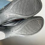 El Jardin de Hispanitas Flats Embroidered Black Leather Slingback Shoes Size 7 Photo 4