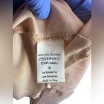 Blu Pepper  Belted Crochet Detail Midi Dress Cream Tan Beige Womens Size Medium Photo 8