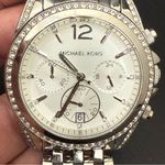 Michael Kors  MK5834 Pressley Chrono Bling Silvertone Stainless Steel 39mm Watch Photo 8