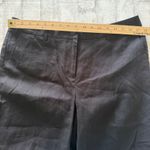 Talbots Windsor Curvy Black Linen Pants Wide Leg Breezy Polished Essential 12P Photo 5