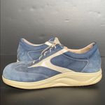 Finn Comfort Made in Germany Nubuck Leather Lace Up Shoe Blue Size 5 Wide Photo 6
