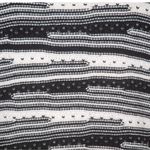 Liz Claiborne Ladies Black White Single Button Cardigan Sweater SZ M Open Front Photo 6