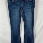 American Eagle  Artist Stretch Flare Low Rise Jean Size 00 Short Photo 0
