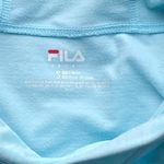 FILA  Sport Light Blue Long Sleeve Hoodie Activewear Pullover Top ~ Women's SMALL Photo 5
