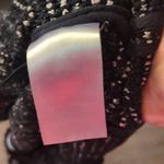 IRO  Womens Diana Puff SleevesTweed Jacket Black Fringe Open  Size 38/US 6 Photo 4