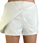 superdown Sonya White Mini Zipper Casual Party Cocktail Wrap Skort Skirt Size M Photo 3