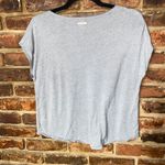 Victoria's Secret  Gray Short Sleeve Sleepwear Pajama Top Women's Size XS Photo 3