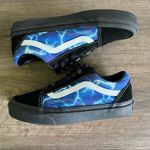 Vans  Old Skool Unisex Skate Shoe Black Lightning Size 6.5 or 5 Photo 3