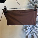 SKIMS NWT  Fits Everybody Bandeau Crop Cocoa Brown Size XS Photo 3