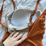 Gottex Womens Size 6 Liv Square Neck One Piece Swimsuit Orange Beach Summer Photo 6