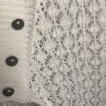 Rue 21 Cream Crochet High Low Open Sweater Vest Sleeveless Cardigan XL Layering Photo 4