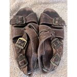 Dr. Martens VTG‎  Brown Leather Buckle Gladiator Platform Sandals 8209 90s Size 8 Photo 13