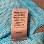 Champion sleeveless athletic‎ shirt, turquoise blue, v neck, polyester, size XXL Blue Photo 5