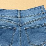 Forever 21 Women’s  Size 27 Cuffed Blue Denim Jean Shorts Photo 2