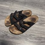 Birkenstock Women's Florida Black Soft Footbed Sandal EU40 Womens 9 Mens 7 Photo 2