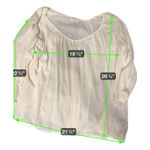 Velvet Tees Velvet Graham Spencer Peasant Blouse Top White Flowy Bohemian Lightweight Photo 0