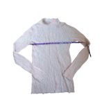 Rag and Bone Donna Turtleneck Ribbed Mock Neck Sweater Peach Beige Long Sleeve XS Photo 7