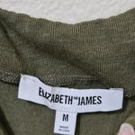 Elizabeth and James  Knit Tank Top Womens Size M Hi Low Minimalist Olive Green Photo 4