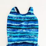 [Sporti] Wide Strap Blue Deepwater Racerback Competition Swimsuit NWT Size 40 Photo 4