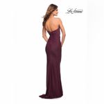 La Femme New!  Prom 30502 Sweet Strapless Ruched Maxi Dress Prom Formal‎ Photo 1